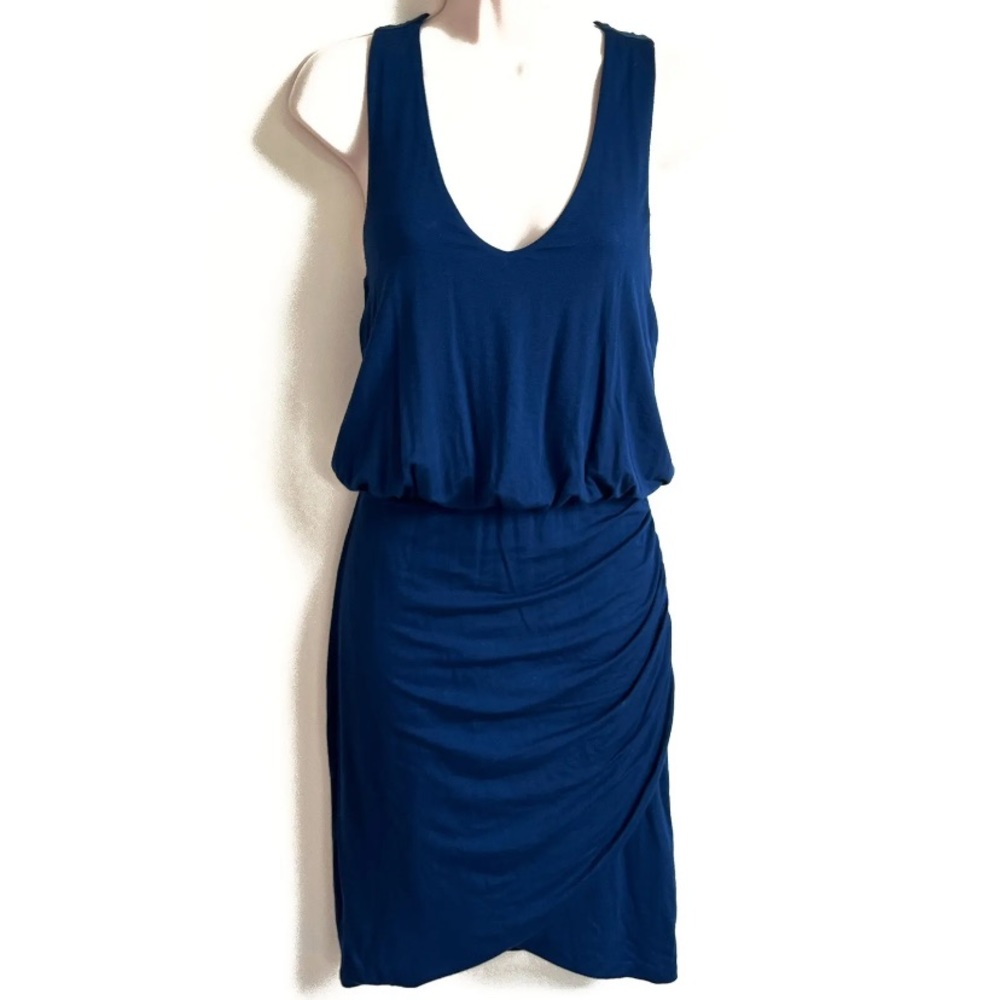 Banana Republic Navy Tulip Hem Sleeveless Mini Dress XS